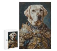 Jigsaw Puzzles for Teenagers 1000 PCS Golden Guard Dog Armor Jigsaws for Adults Puzzle Hand Speed Race for Birthday, Chrismas Challenging Game Gifts 1000 PCS