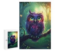 Jigsaw Puzzles for Teenagers 1000 PCS Magical Forest Owl Artwork Jigsaw Puzzles for Teenagers Enhance Memory for Birthday, Chrismas Beautiful Design Game 1000 PCS