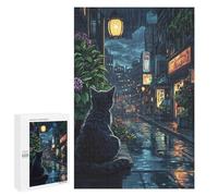 Jigsaw Puzzles for Teenagers 1000 PCS Rainy Night in Tokyo Jigsaws for Adults Puzzle Hand Speed Race for Birthday, Chrismas Challenging Game Gifts 1000 PCS