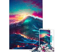 Jigsaw Puzzles for Teenagers 1000 Piece A Ballet of Ripples Educational Challenge Home Art Decor Educational Game for And from 14 Years And over (38x52cm)