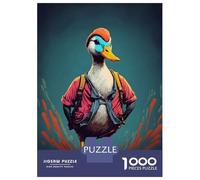 Jigsaw Puzzles for Teenagers 1000 Piece A Fat Duck Puzzles for Adults Toy Wall Decor A Work of Art Unique Birthday And Xmas Gifts 70x50cm/1000pcs