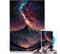 Jigsaw Puzzles for teenagers 1000 Piece A Galaxy Mountain View Analyse und Logik einzigartiges Herausforderungsspiel75x50cm