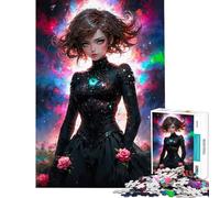 Jigsaw Puzzles for Teenagers 1000 Piece A Rose And A Mystery Adult Jigsaw Puzzle Toy Wall Decor But Fun And Humorous Fun at Home Activities, (Size 38x26cm)