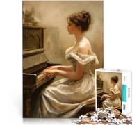 Jigsaw Puzzles for teenagers 1000 Piece A Serenade at the Piano Familienaktivität Wunschliste mit dem Weihnachtsmann52x38cm