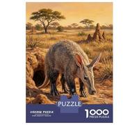 Jigsaw Puzzles for Teenagers 1000 Piece Aardvark Emerging from Its Burrow Adult Jigsaw Fun Games Perfect Decoration Fun Activities at Home 70x50cm/1000pcs