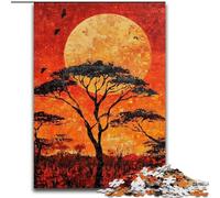 Jigsaw Puzzles for Teenagers 1000 Piece African Grasslands, Decompressing Intellectual Educational Toy Is Ideal As Gifts for The Whole Family (Size 50x75cm)