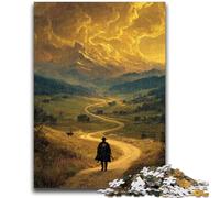 Jigsaw Puzzles for Teenagers 1000 Piece Alone, Toy Intellectual Game Enhance Love between Couples for Ages 14+ 26X38CM