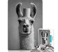 Jigsaw Puzzles for Teenagers 1000 Piece Alpaca And Toilet Paper,Help The Brain Exercise Addictive Toys to Cultivate Patience Artists Collection,Fine Art (38x26cm)