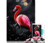 Jigsaw Puzzles for Teenagers 1000 Piece Animal Flamingo,Decompressing Intellectual Educational Toy Educational Game for Birthday,Chrismas (75x50cm)