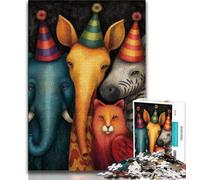 Jigsaw Puzzles for Teenagers 1000 Piece Animal World,Help The Brain Exercise Addictive Toys to Cultivate Patience Gift For Birthdays (38x26cm)