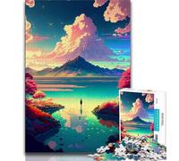 Jigsaw Puzzles for Teenagers 1000 Piece Anime Art Landscape 1000 Pieces for Adults,is Ideal As Gifts for The Whole Family for Age 14 (size 75x50cm)