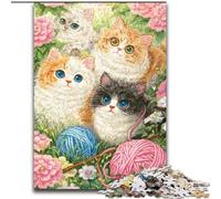 Jigsaw Puzzles for Teenagers 1000 Piece Anime Cat, Learning Educational Is Ideal As A Gift for The Whole Family (Size 50x75cm)