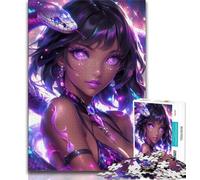 Jigsaw Puzzles for Teenagers 1000 Piece Anime Elf Girl,Decompressing Intellectual Educational Toy Is Ideal As Gifts for The Whole Family (75x50cm)