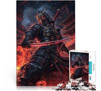 Jigsaw Puzzles for teenagers 1000 Piece Armored Samurai Warrior Stress Reliever Difficult Challenge 50x75cm Home Decoration for and Age 14