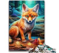 Jigsaw Puzzles for Teenagers 1000 Piece Art Fox 1000 Pieces for Adults,Brain Intelligence Challenge Addictive Toys for Home Decoration (75x50cm)