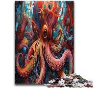 Jigsaw Puzzles for Teenagers 1000 Piece Art Octopus Adult Jigsaw,Artistic Wall Decor & Birthday Gift Idea for Friends, Home Office (50x75cm)