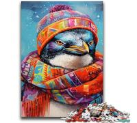 Jigsaw Puzzles for Teenagers 1000 Piece Art Penguin Adult Puzzles,Stress Reliever Difficult Challenge Secret Santa Gifts (50x75cm)