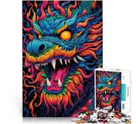 Jigsaw Puzzles for teenagers 1000 Piece Asian Flying Dragon Spiele Spielzeug Geschenk Heimdekoration Spielzeug75x50cm