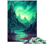 Jigsaw Puzzles for Teenagers 1000 Piece Aurora Mirage Help The Brain Exercise For Family Fun Fun Games for And from 14 Years And over (38x52cm)