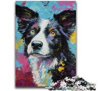 Jigsaw Puzzles for Teenagers 1000 Piece Australian Shepherd 1000 Pieces for Adults,for Educational Game Challenge Toy Unique Home Decor And Gifts (38x26cm)