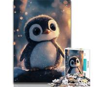 Jigsaw Puzzles for Teenagers 1000 Piece Baby Penguin,Decompressing Intellectual Educational Toy Educational Game for Birthday,Chrismas (75x50cm)