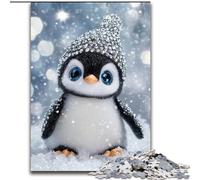 Jigsaw Puzzles for Teenagers 1000 Piece Baby Penguin Family Fun for Is Ideal As A Gift for The Whole Family for And Age 14 Years Up (size 26x38cm)