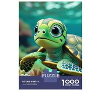 Jigsaw Puzzles for Teenagers 1000 Piece Baby Sea Turtle In A Reef Puzzle for Adults Hands-on Game Wall Decoration Christmas Birthday Gifts 38x26cm/1000pcs