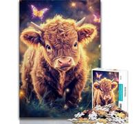 Jigsaw Puzzles for Teenagers 1000 Piece Baby Yak,Family Entertainment Toys with Matching Poster And Trivia Sheet (38x26cm)