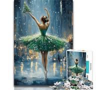 Jigsaw Puzzles for Teenagers 1000 Piece Ballet Dancer Adult Jigsaw,Artistic Wall Decor & Birthday Gift Idea for Friends, Home Office 38x26cm