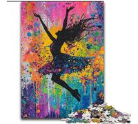 Jigsaw Puzzles for Teenagers 1000 Piece Ballet Dancer Oil Painting, Educational Toys for Is Ideal As A Gift for The Whole Family for And 14 Years Old (Size 50x75cm)