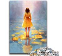 Jigsaw Puzzles for Teenagers 1000 Piece Barefoot Girl for And 14 Years And over Interesting Stress Reduction Gifts for Friends And Family 50x75cm