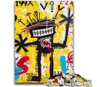 Jigsaw Puzzles for Teenagers 1000 Piece Basquiat-style Child for And from 14 Years And over Play Toys Because It Is Ideal As A Gift for The Whole Family 50x75cm