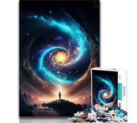 Jigsaw Puzzles for Teenagers 1000 Piece Beautiful Alien Planet Teenager Puzzles,Educational Games Home Decoration Suitable for Desktop Decoration 75x50cm