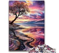 Jigsaw Puzzles for Teenagers 1000 Piece Beautiful And True Landscape Stress Reliever Difficult Challenge Suitable for Desktop Decoration 26x38cm