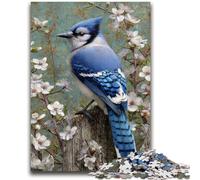 Jigsaw Puzzles for Teenagers 1000 Piece Blue Bird, Educational Toys for Is Ideal As A Gift for The Whole Family for And 14 Years Old 50X75CM