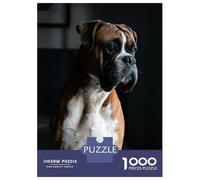 Jigsaw Puzzles for Teenagers 1000 Piece Boxer Dog Teenager Puzzles Family Game Improve Memory Christmas Birthday Gifts 52x38cm/1000pcs