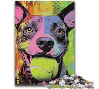 Jigsaw Puzzles for Teenagers 1000 Piece Boxer Playing Tennis Adult Puzzles,Educational Games Home Decoration Birthday Present, Gifts, Wall Art (38x26cm)