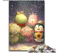 Jigsaw Puzzles for Teenagers 1000 Piece Cartoon Animals Challenging To Complete But Fun And Humorous Unique Home Decor And Gifts 26x38cm