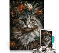 Jigsaw Puzzles for teenagers 1000 Piece Cat Help the brain exercise addictive toys to cultivate patience Enhance memory 50x70cm