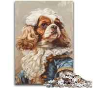Jigsaw Puzzles for Teenagers 1000 Piece Cavalier King Charles Spaniel Challenging Game And Family Play for Is Ideal As A Gift for The Whole Family 26x38cm