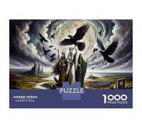 Jigsaw Puzzles for Teenagers 1000 Piece Celtic Goddesses Art Print Puzzle for Adults Hands-on Game Wall Decoration Christmas Birthday Gifts 52x38cm/1000pcs