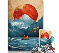 Jigsaw Puzzles for Teenagers 1000 Piece Chinese Landscape Painting,Help The Brain Exercise Addictive Toys to Cultivate Patience Artists Collection,Fine Art (38x26cm)