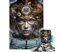 Jigsaw Puzzles for Teenagers 1000 Piece Clockwork Muse Jigsaw for Adults Brain Teaser Game Perfect Decoration Fun Activities at Home (Size 38x52cm)