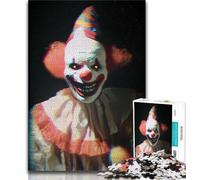 Jigsaw Puzzles for Teenagers 1000 Piece Clown Circus,Help The Brain Exercise Addictive Toys to Cultivate Patience Gift For Birthdays (75x50cm)