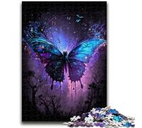 Jigsaw Puzzles for Teenagers 1000 Piece Color Butterfly Learning Educational Toys Family Games Educational Game for Birthday, Chrismas 50x75cm