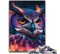 Jigsaw Puzzles for Teenagers 1000 Piece Color Owl for And from 14 Years And over Play Toys Because It Is Ideal As A Gift for The Whole Family 38x26cm
