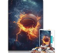 Jigsaw Puzzles for Teenagers 1000 Piece Colorful Basketball 1000 Piece Jigsaw,Challenging Family Activity Games DIY Toy for Home Wall Decor Gifts (size 75x50cm)