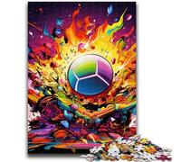 Jigsaw Puzzles for Teenagers 1000 Piece Colorful Tennis Adult Puzzles,Stress Reliever Difficult Challenge Secret Santa Gifts (26x38cm)