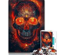 Jigsaw Puzzles for Teenagers 1000 Piece Colourful Skull 1000 Pieces for Adults,is Ideal As Gifts for The Whole Family for Age 14 (size 38x26cm)