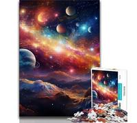 Jigsaw Puzzles for Teenagers 1000 Piece Colourful Universe Adult Puzzles,Stress Reliever Difficult Challenge Secret Santa Gifts 38x26cm